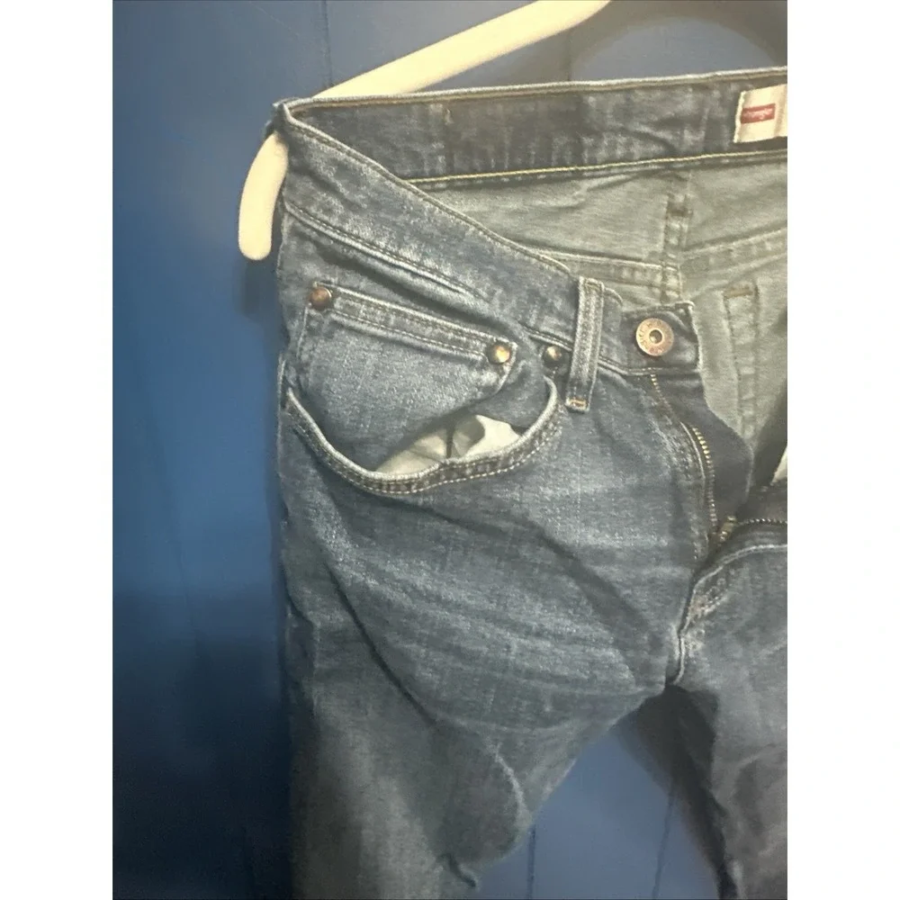 Wrangler Slim Straight Denim Blue‎ Jeans Men's 28' X 30' 1092SSWJS